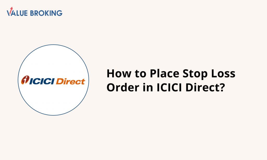 how to place stop loss order in icici direct