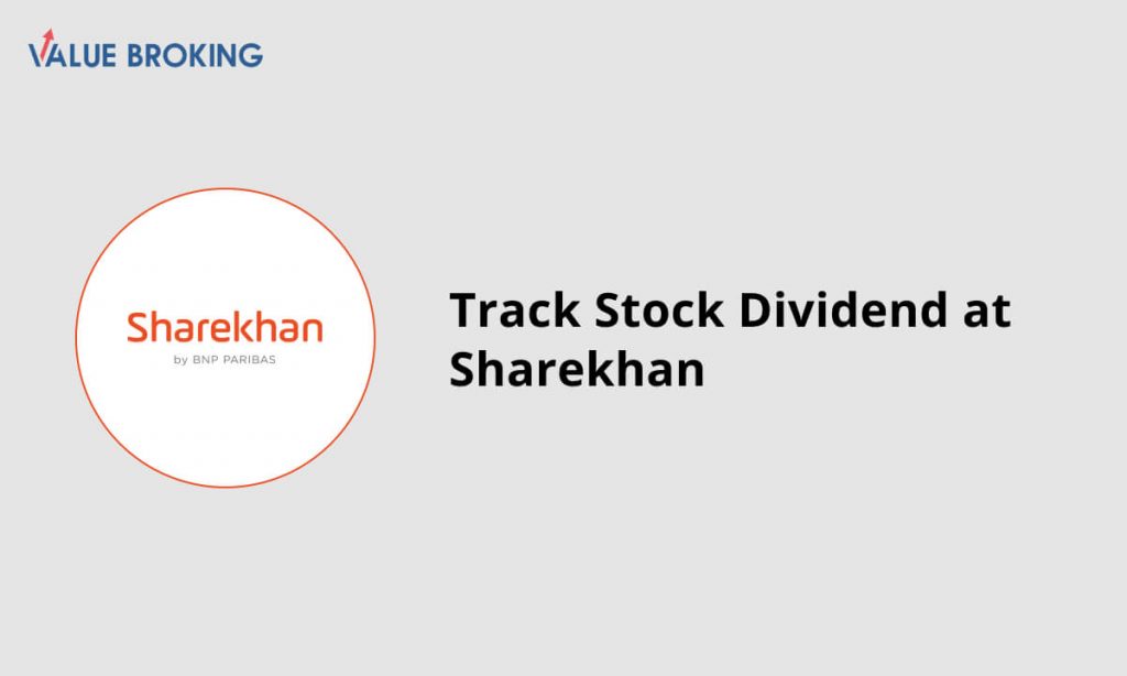 track stock dividend at sharekhan