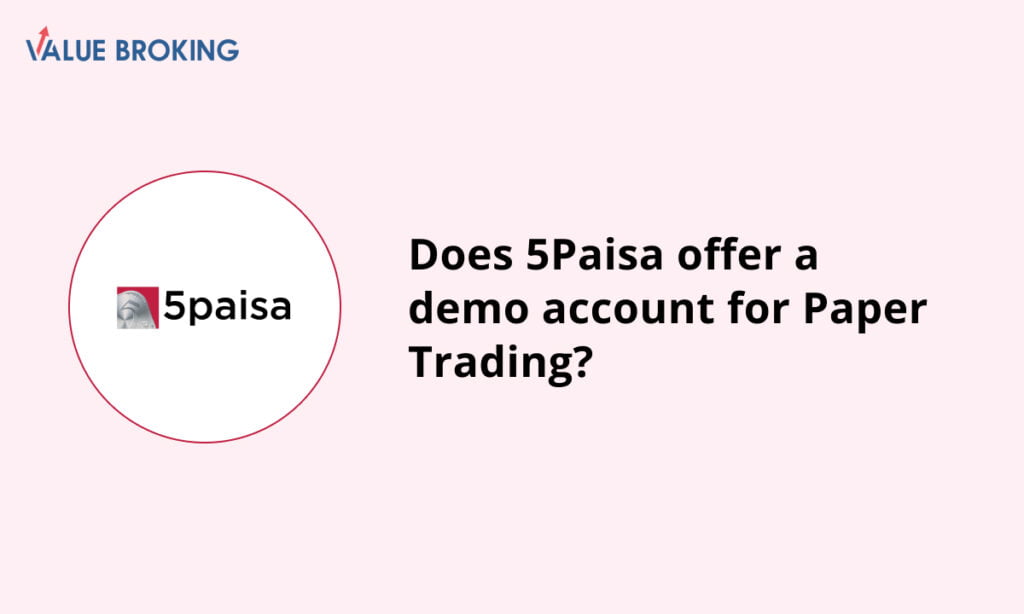 demo account for paper trading with 5paisa