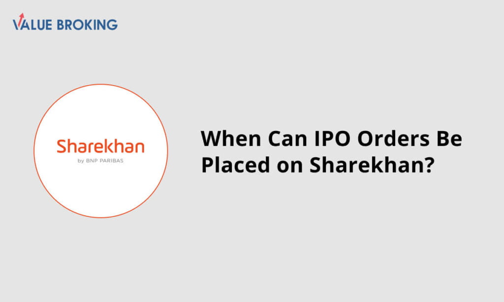 when ipo orders be placed on sharekhan