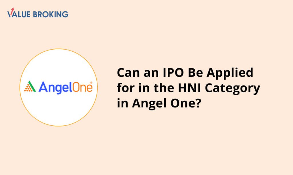 ipo in hni category in angel one